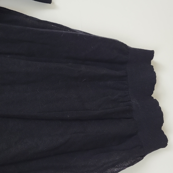 NWOT Diesel Knit Black Floral Top XS - Picture 3 of 5